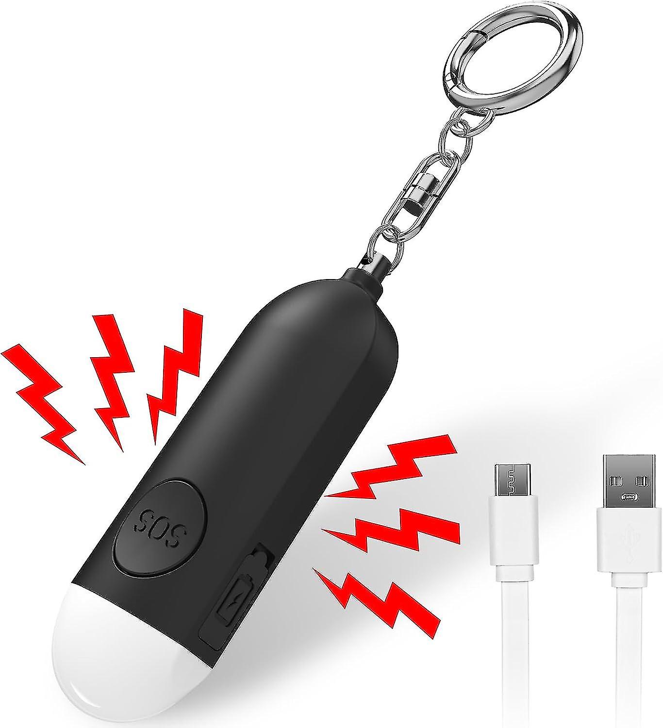 Personal Safety Alarm For Women, 130db Safe Sound Personal Alarm, Personal Security Alarm Keychain With Led Lights