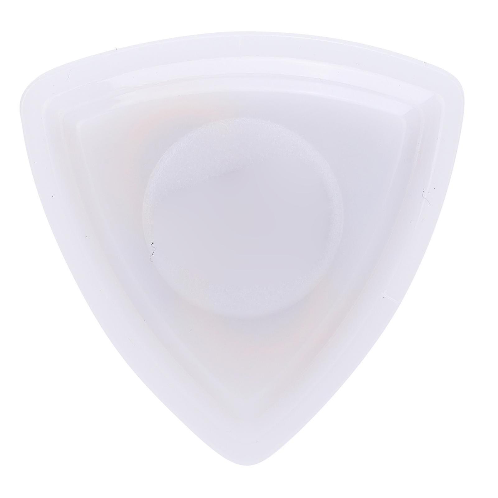 Guitar Pick Musical Triangle Quick Stylish Light Unique Appearance Instrument AccessoriesWhite Light Pick