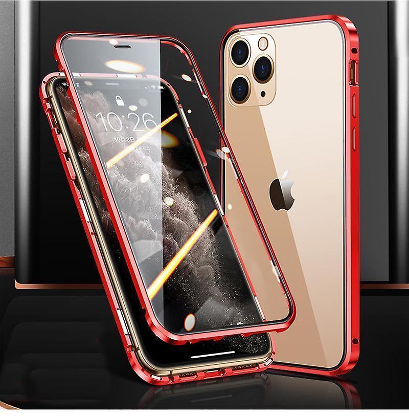 Magnetic Case Double-sided Tempered Glass for Iphone 13