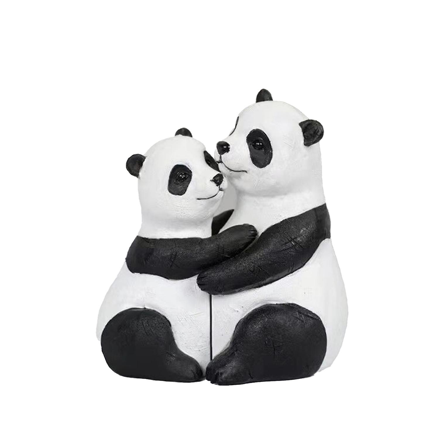 Adorable Rabbit Shape Statue Decor Vivid Handmade Resin Statue Model for Home
