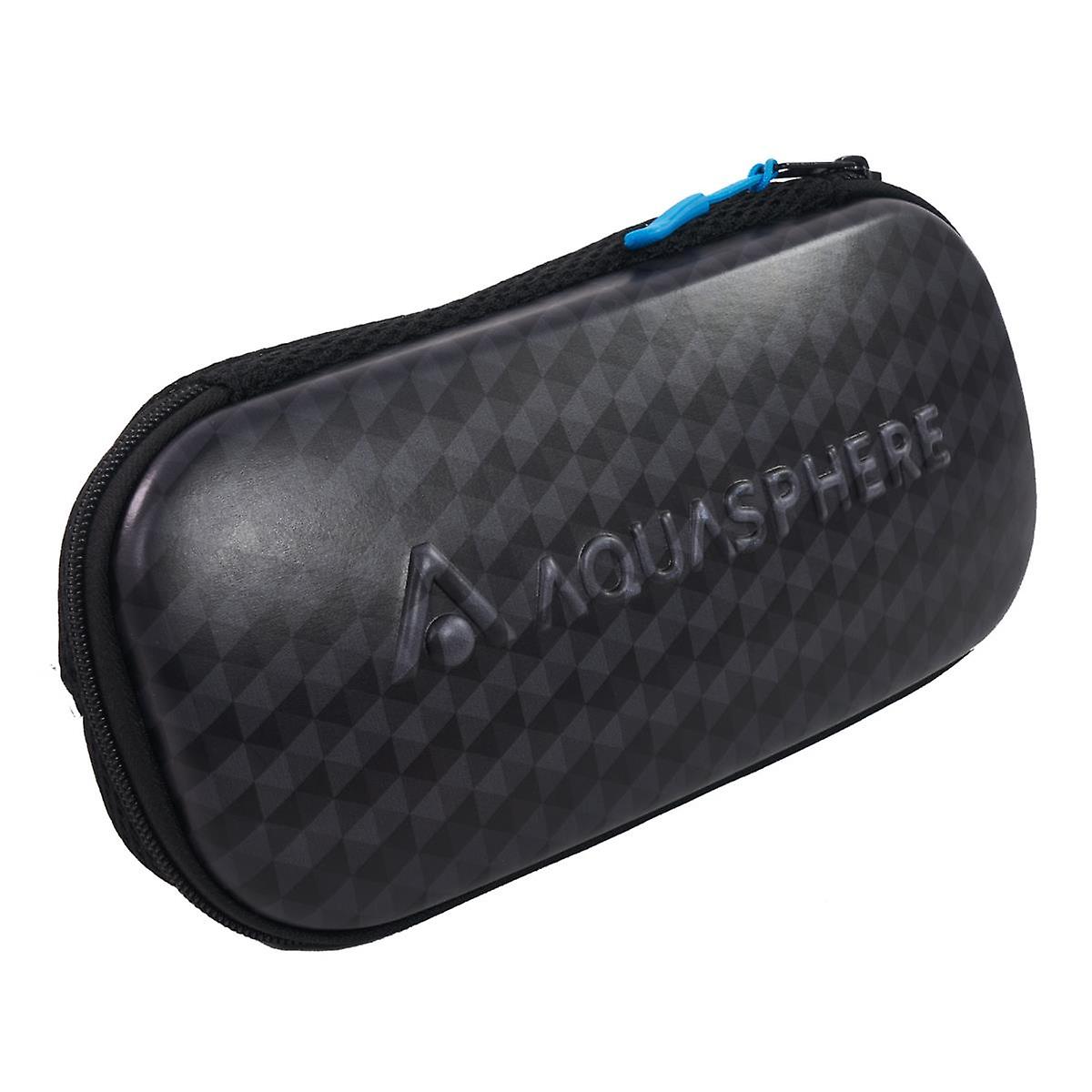 Aqua Sphere Mask Case - Black/ Light Blue - Womens