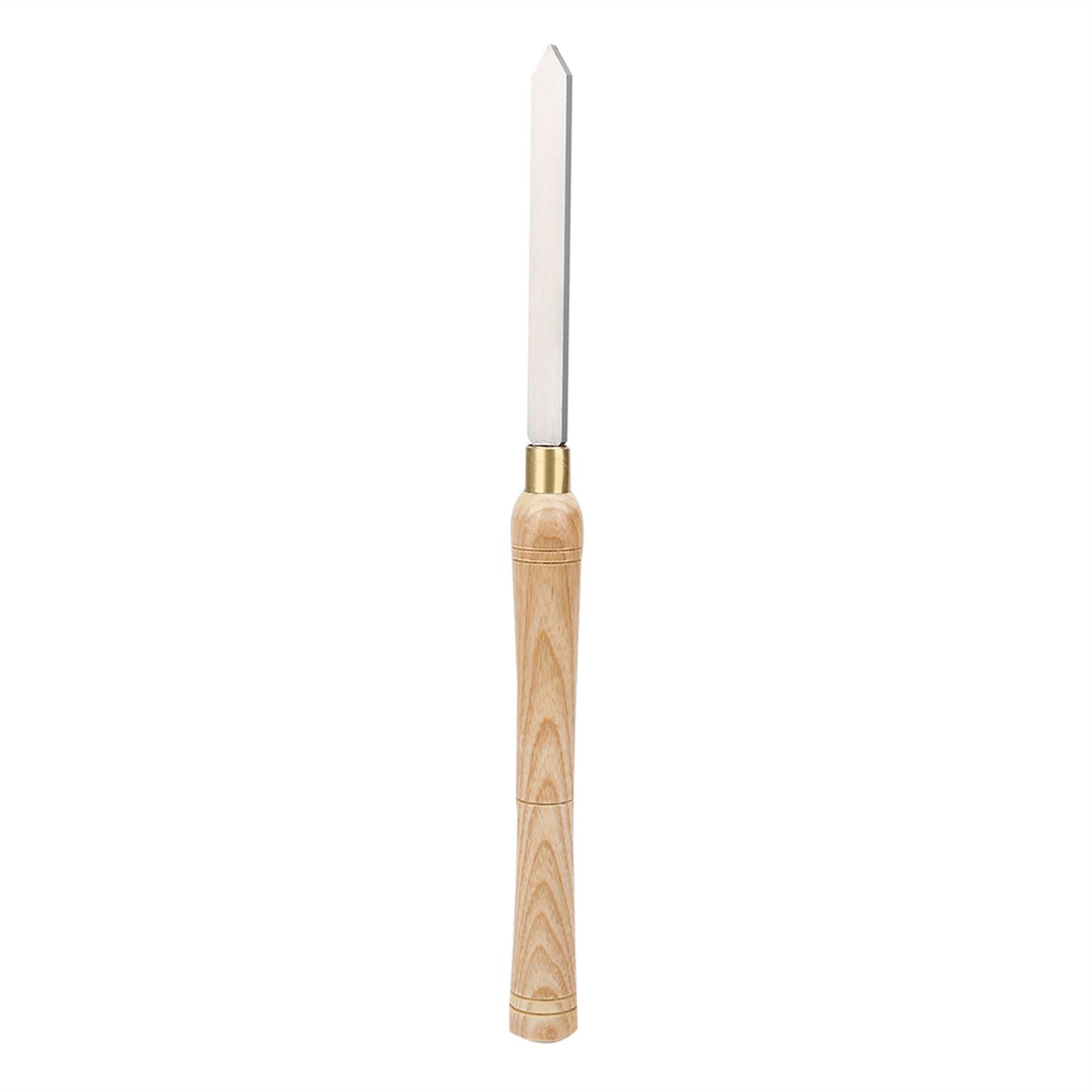 15mm/0.6in HSS Woodworking Lathe Chisel SharpPointed Blade Handheld Comfortable Grip