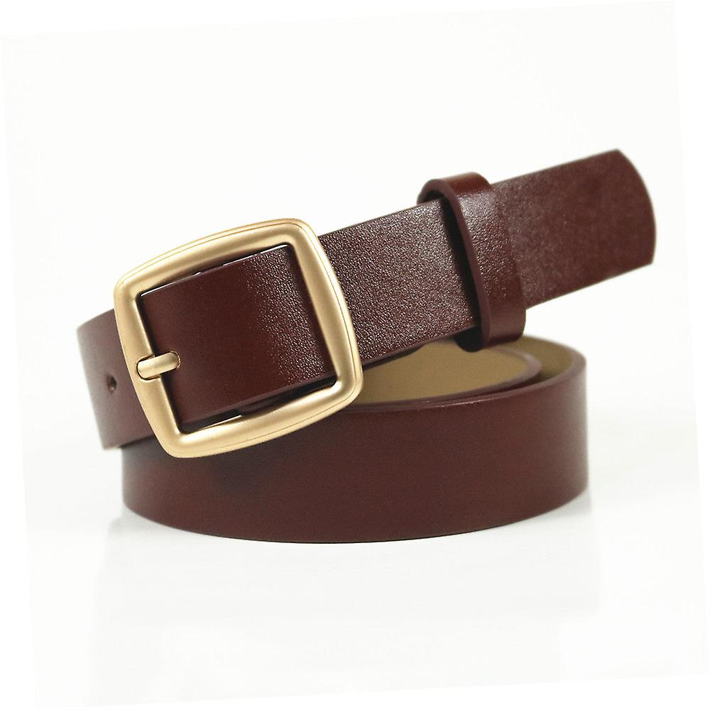 New Women's Fashionable All-match Thin Square Buckle Belt Trendy Candy Color Women's