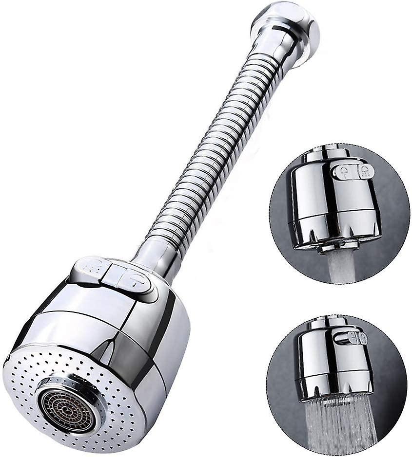 360 Degree Swivel Faucet Aerator Kitchen Faucet Head 2 Modes Adjustable Shower Head Filter Sprayer f