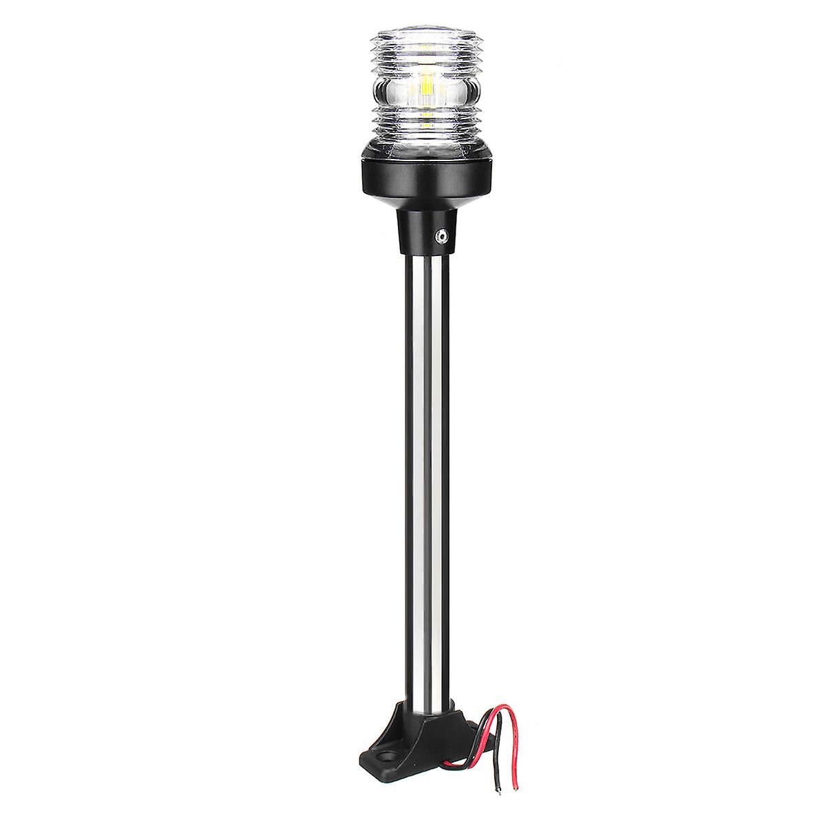 12V-24v Led Navigation Pole Lights Marine Boat Pontoon Stern Anchor Fixed Base
