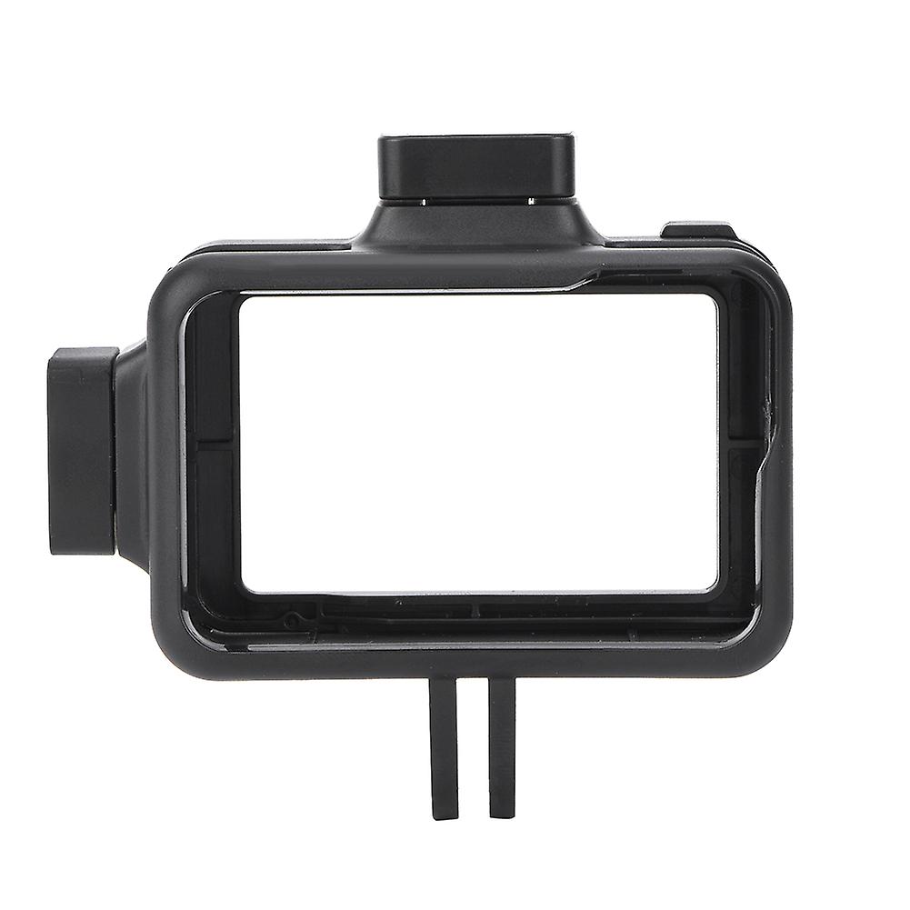 Action Camera Cage with Cold Shoe Mounts - Durable Protective Frame for Accessories