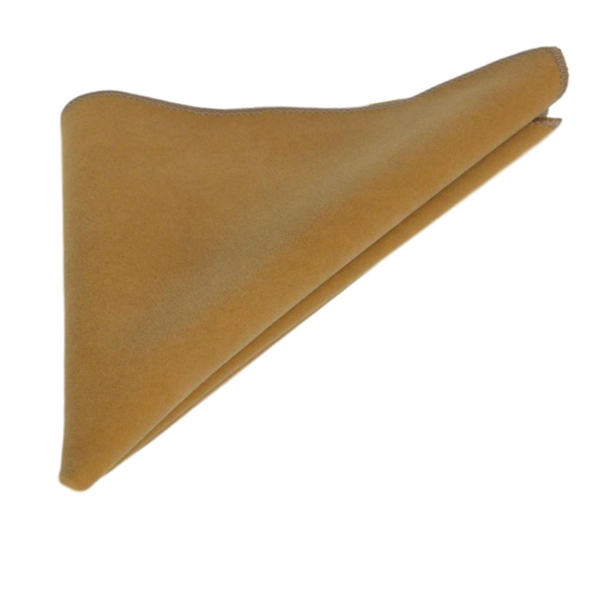 Tawny Brown Samt Pocket Square