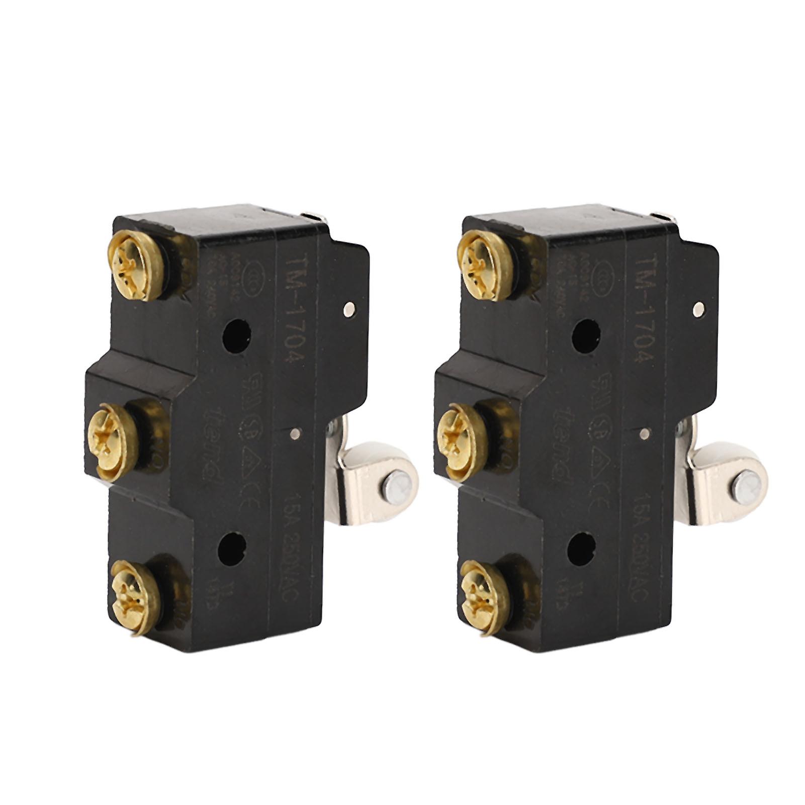 Pair 3 Terminal Micro Limit Switch with Roller 17928G1 for EZGO TXT Medalist Marathon 1983‑1994