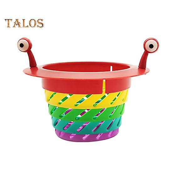 1Pc/2Pcs Rainbow Foldable Sink Strainer Corrosion-resistant Prevent Blockages Rainbow Filter Kitchen Supply