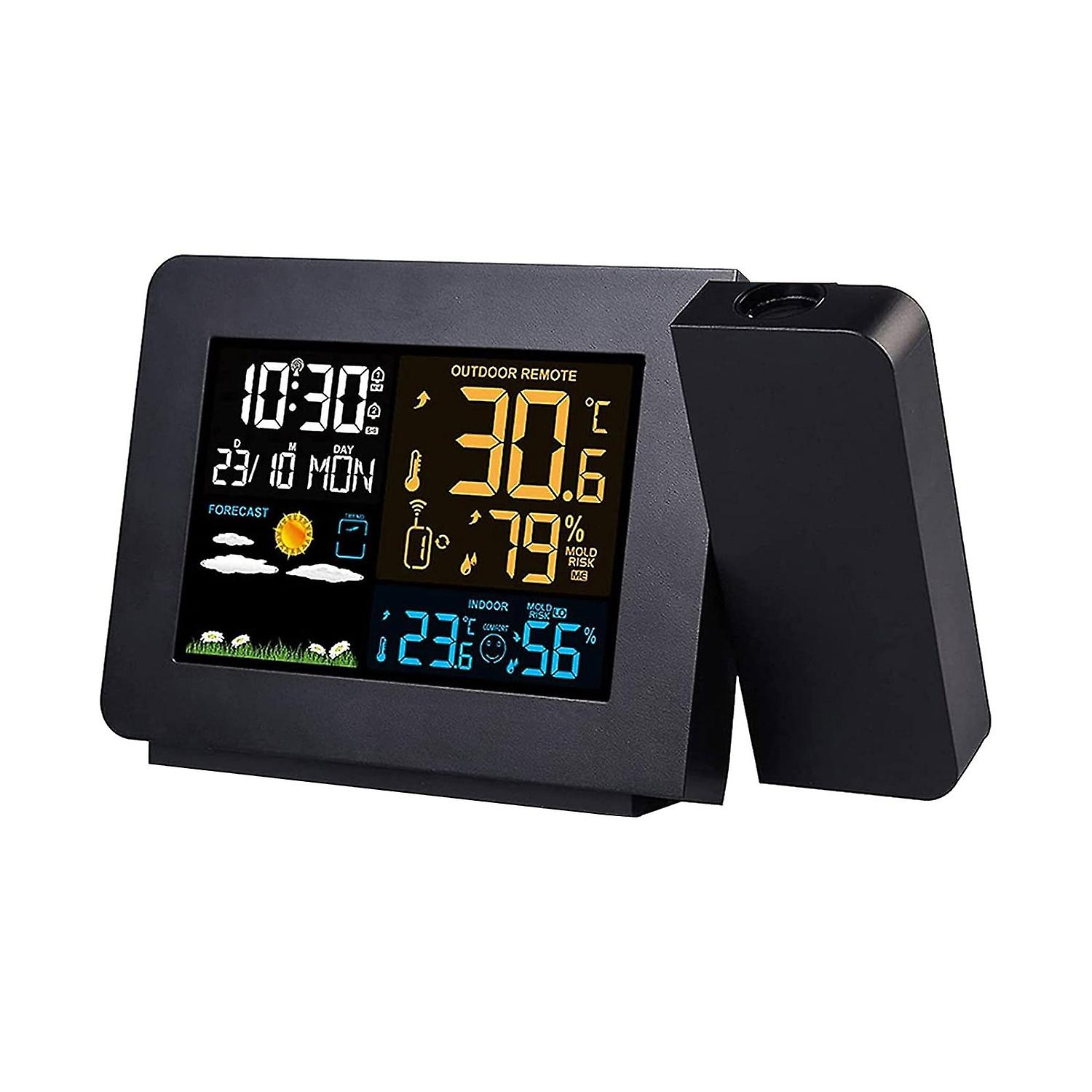Weather Forecast Color Screen Clock with Projection Function