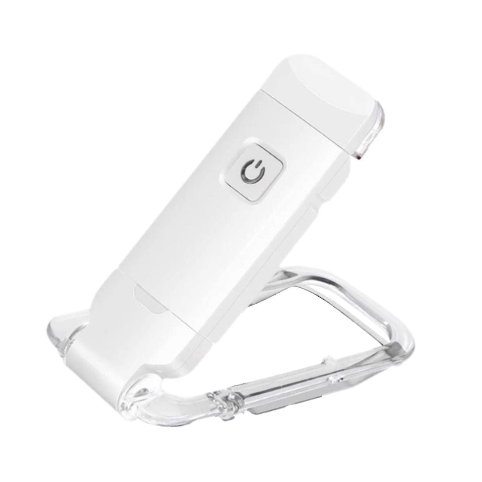 Book Lights for Reading in Bed Reading Lamp for Reader Reading in Bed Travel White