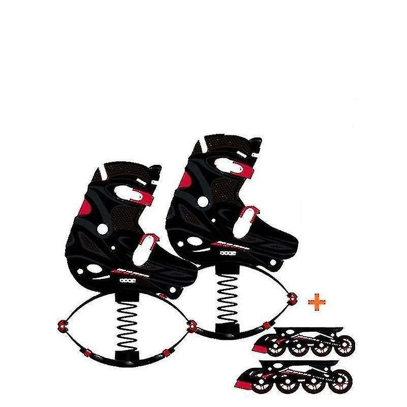 2-In-1 jumping roller & bounce inline, skates jump shoes