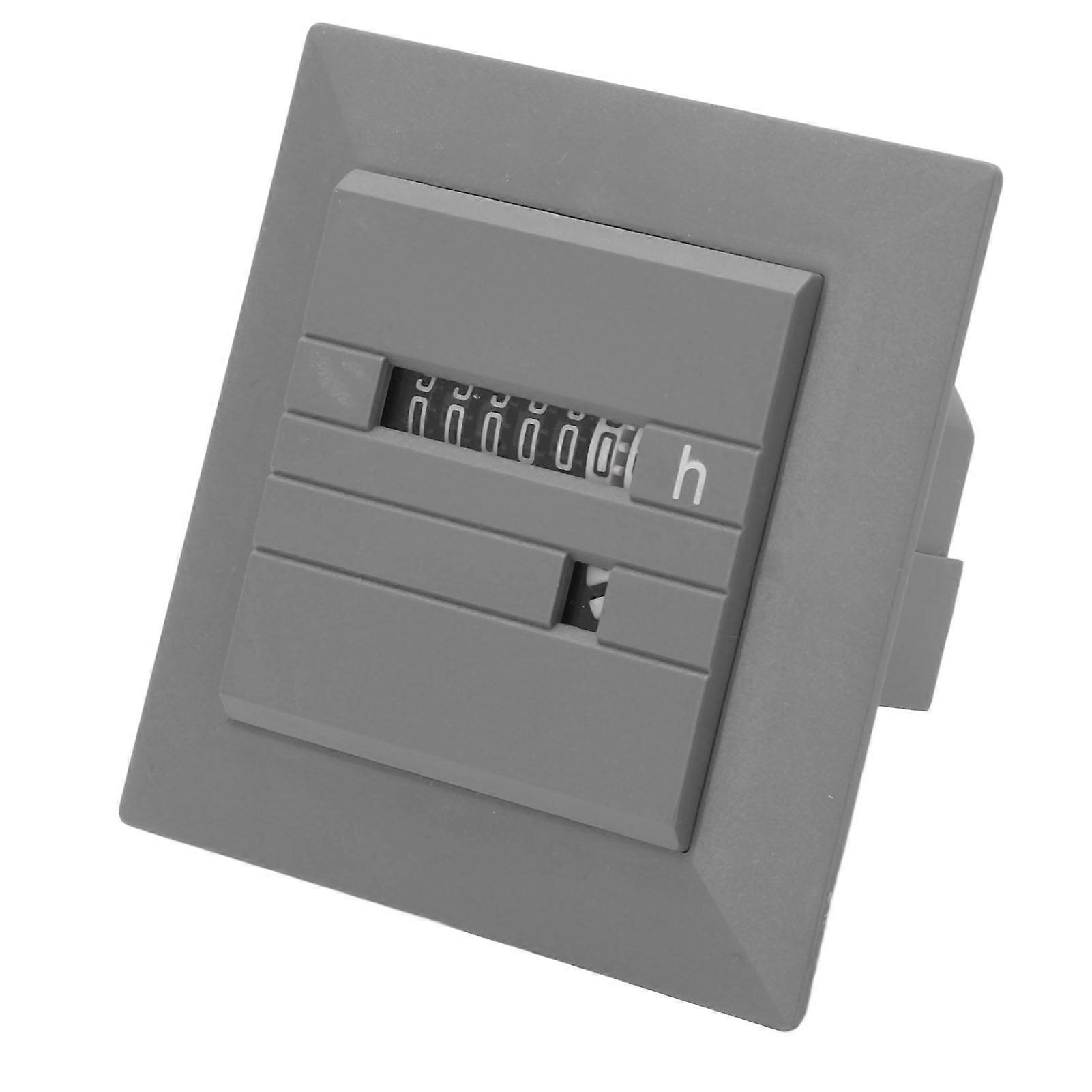 Hour Meter Digital Display Timer Hour Meter Gauge With Fixed Buckle For Industry 220vac