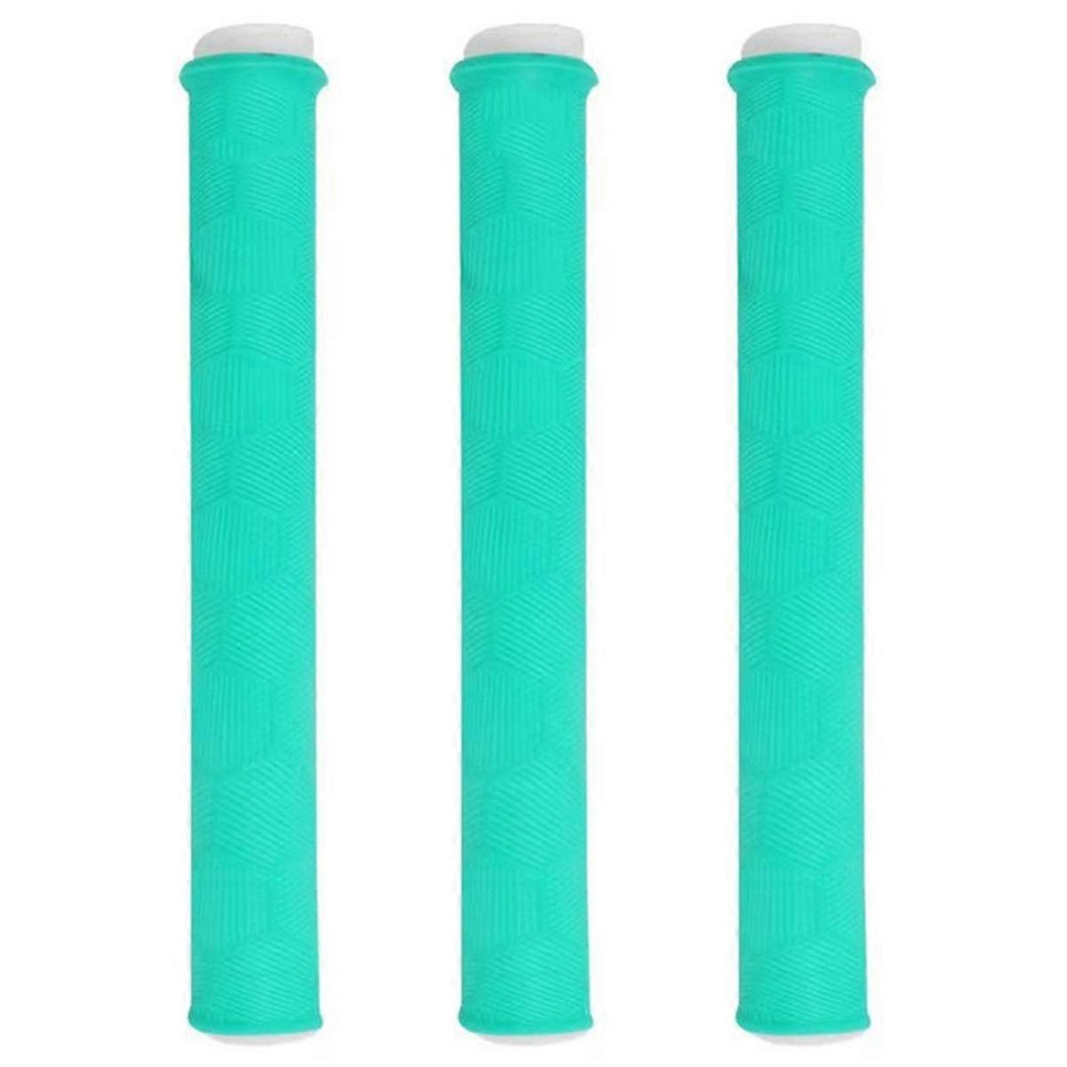 Cabo de silicone, envoltório de cabo, cinto absorvente de suor, envoltório de cabo de vara de pesca resistente ao desgaste e antiderrapante, azul claro