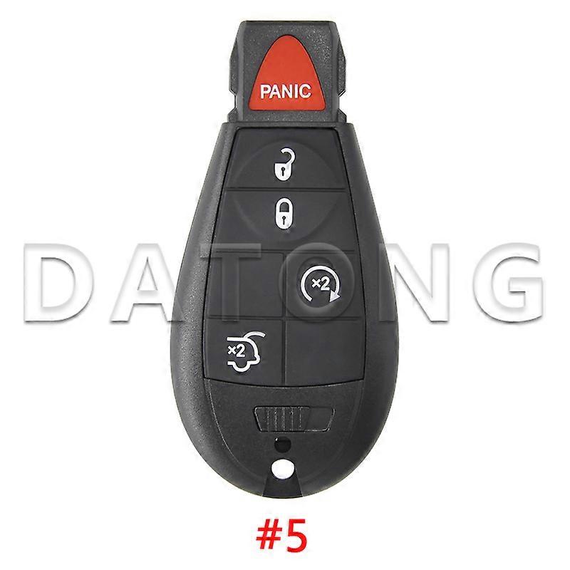 Datong World Car Remote Key Shell Case For Jeep Cherokee Dodge 300C Chrysler Town Country Replacement Smart Card Housing Cover