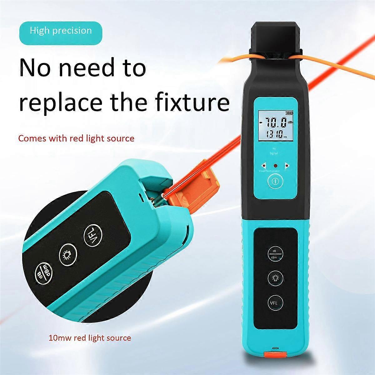Glasfaser-Identifikator 800-1700Nm Live-Faser-Identifikator Eingebauter 10-MW-Visual-Fault-Locator SM MM