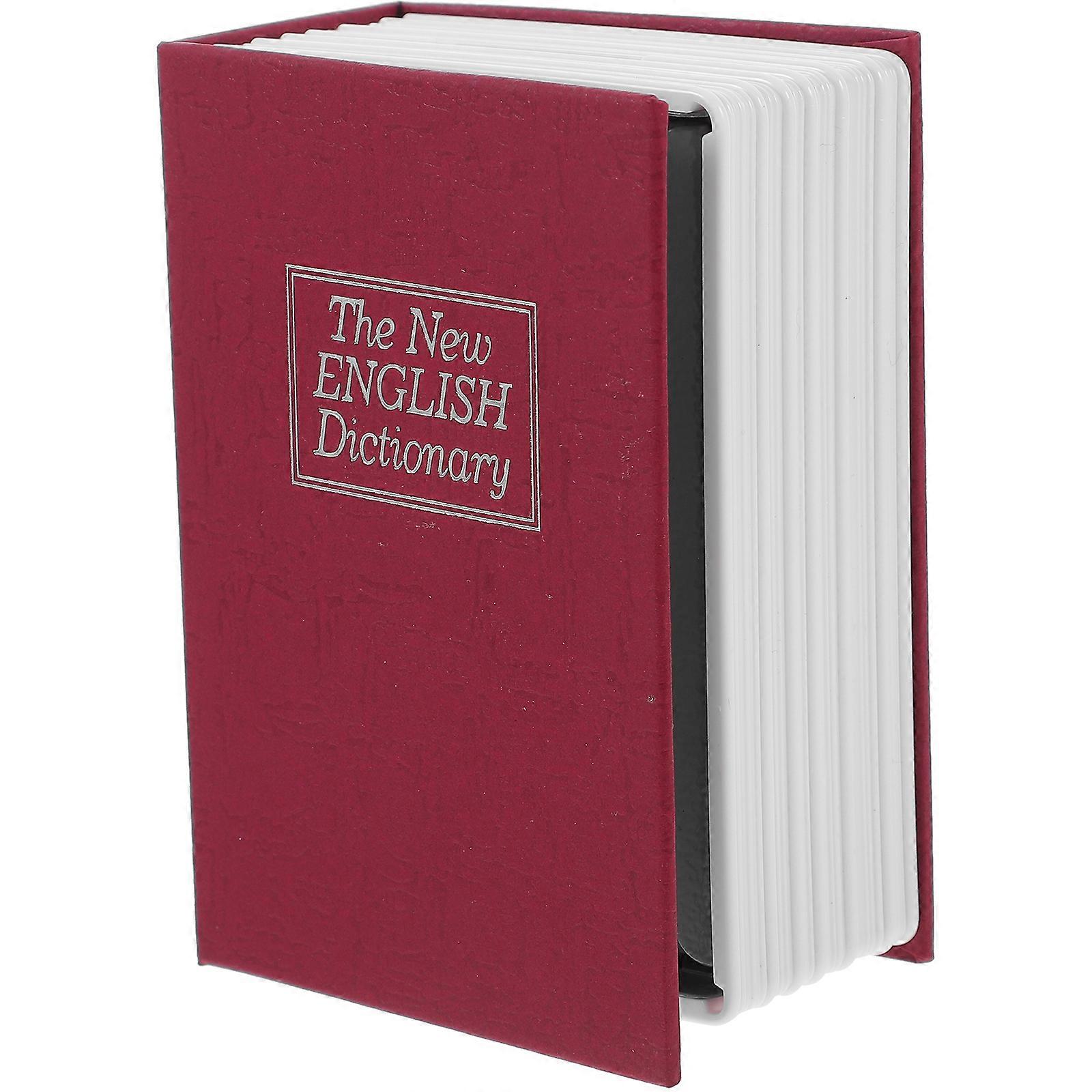 Book Shaped Piggy Bank Coin Saving Box Book Money Bank Small Safe Box with Lock