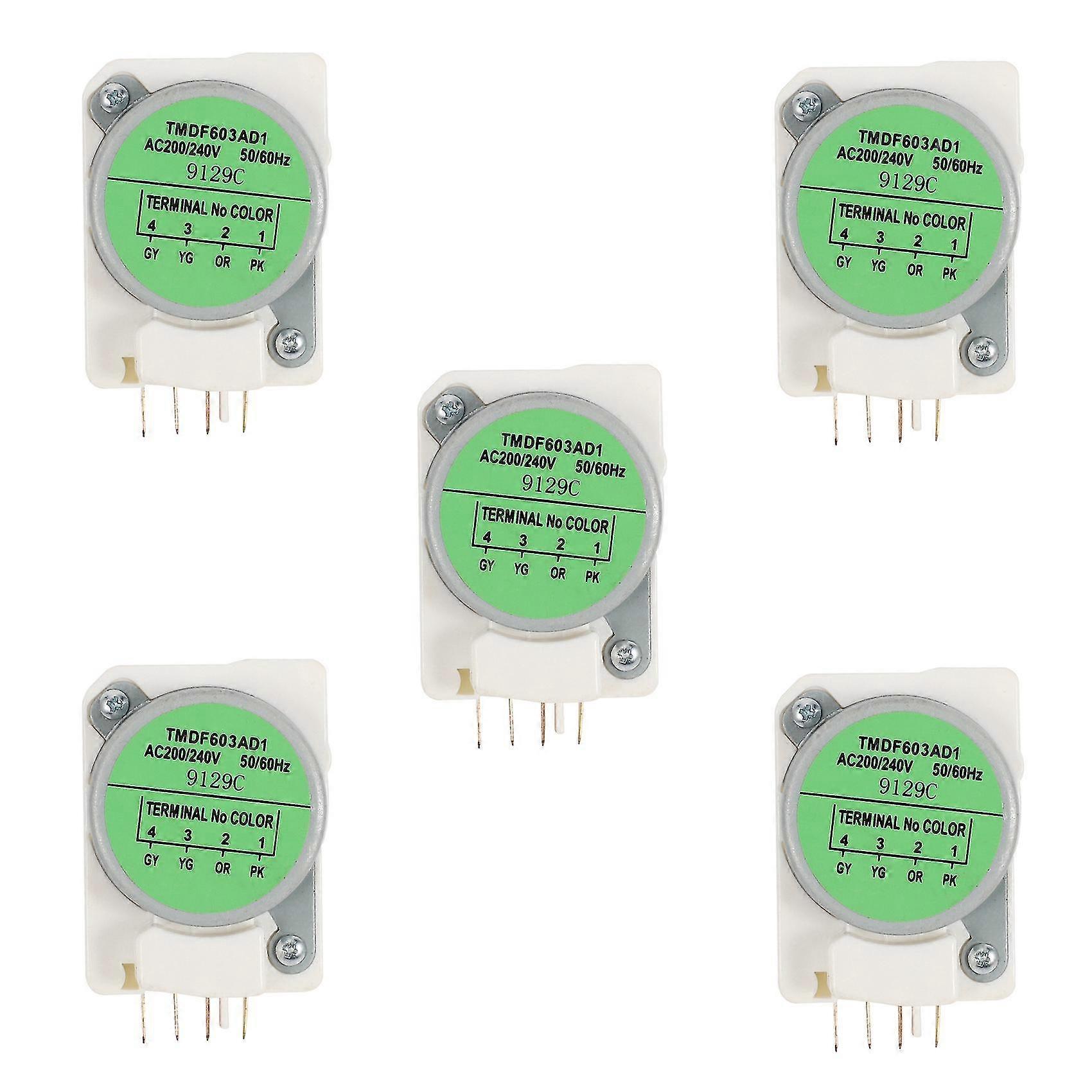 5x Mechanical Defrosting Timer For Refrigerator Parts Tmdf603ad1 Refrigerator Defrosting Timer