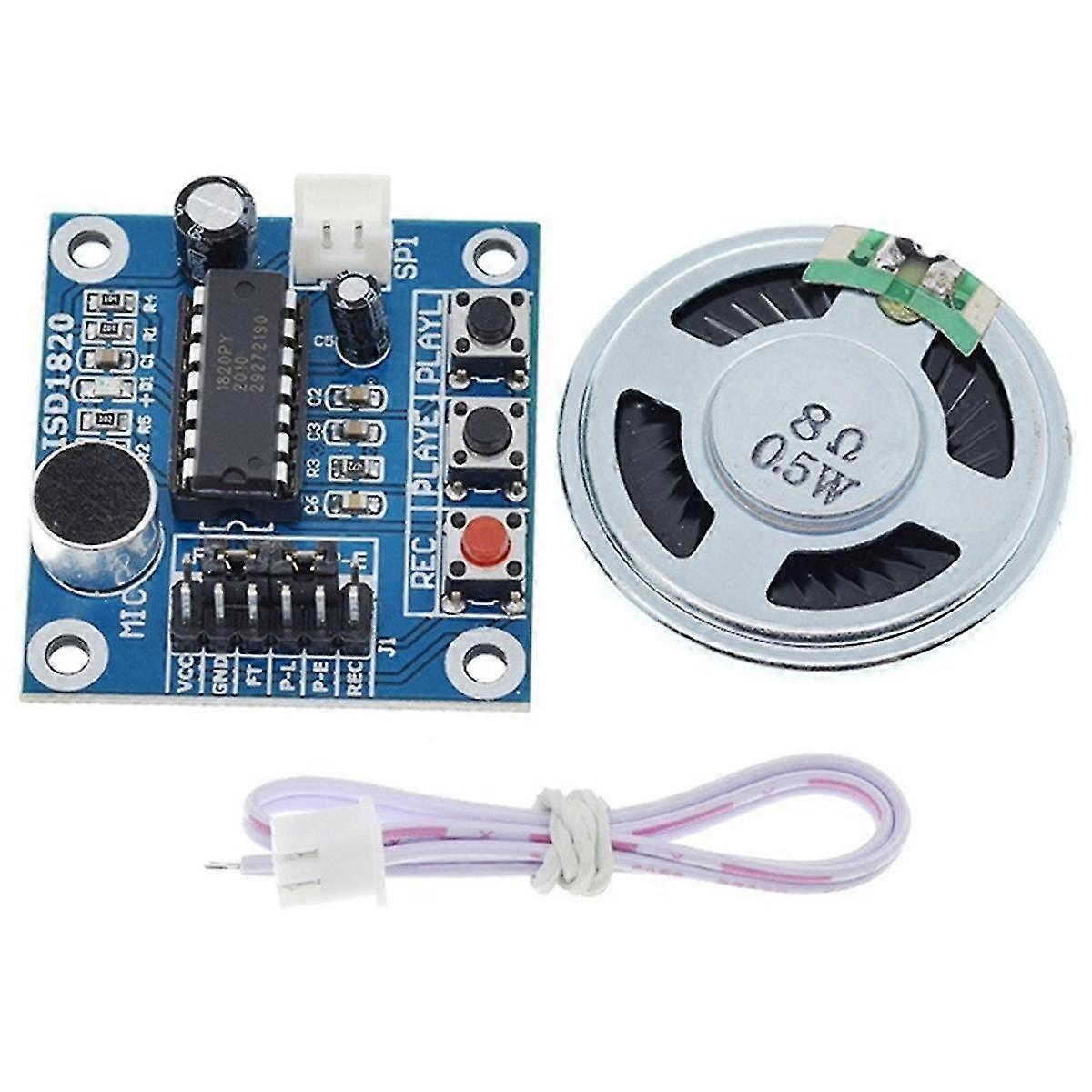 ISD1820 Module with Speaker ISD1820 Recording Voice Module Voice Module Recording and Playback Module Board