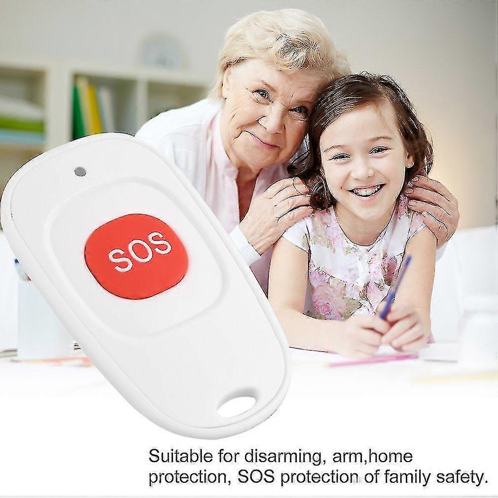 Portable Waterproof Wireless Remote Control Sos Emergency Alarm Home Defence