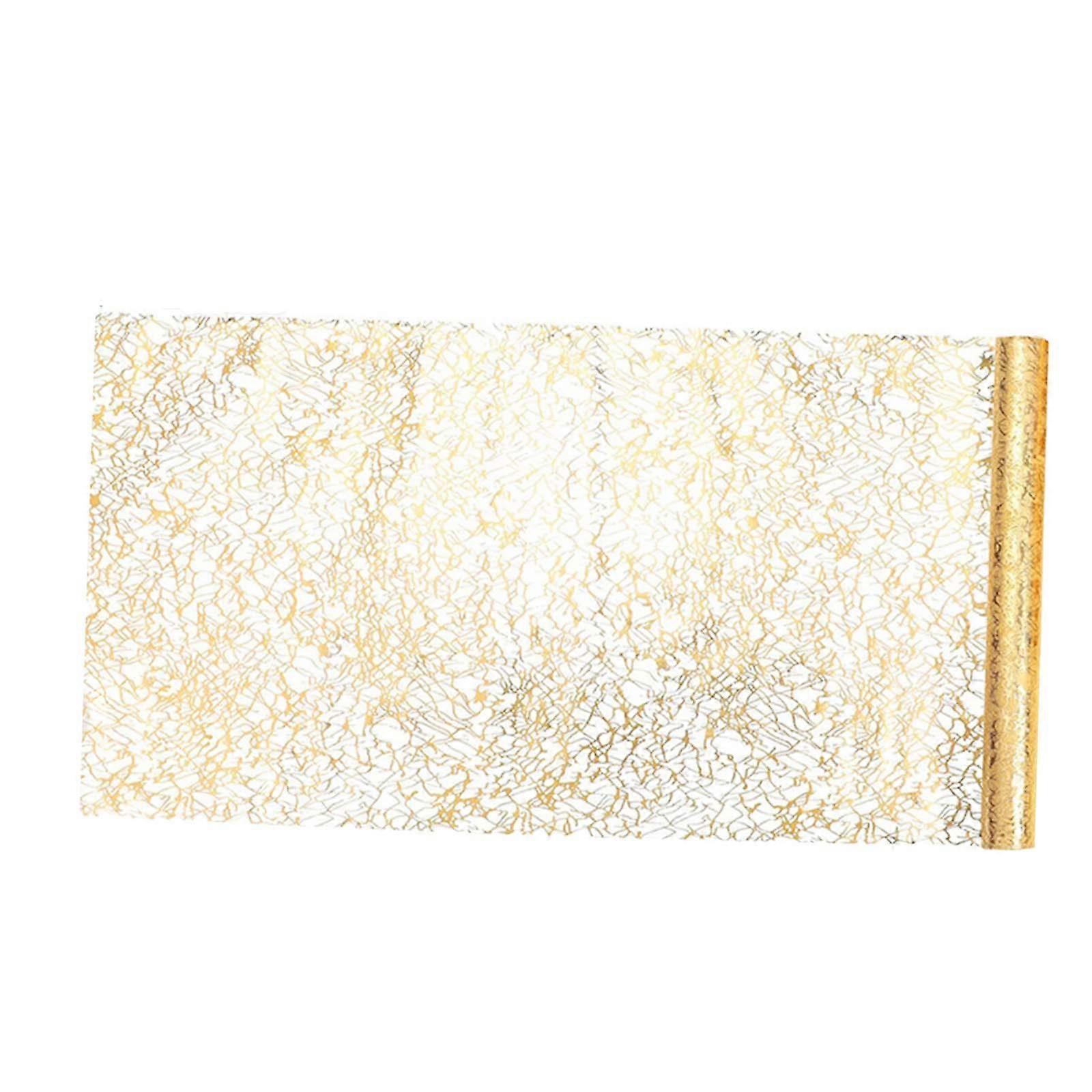 Table Runner DIY Tablecloth Rectangle Table Cloth for Wedding Party Festival gold