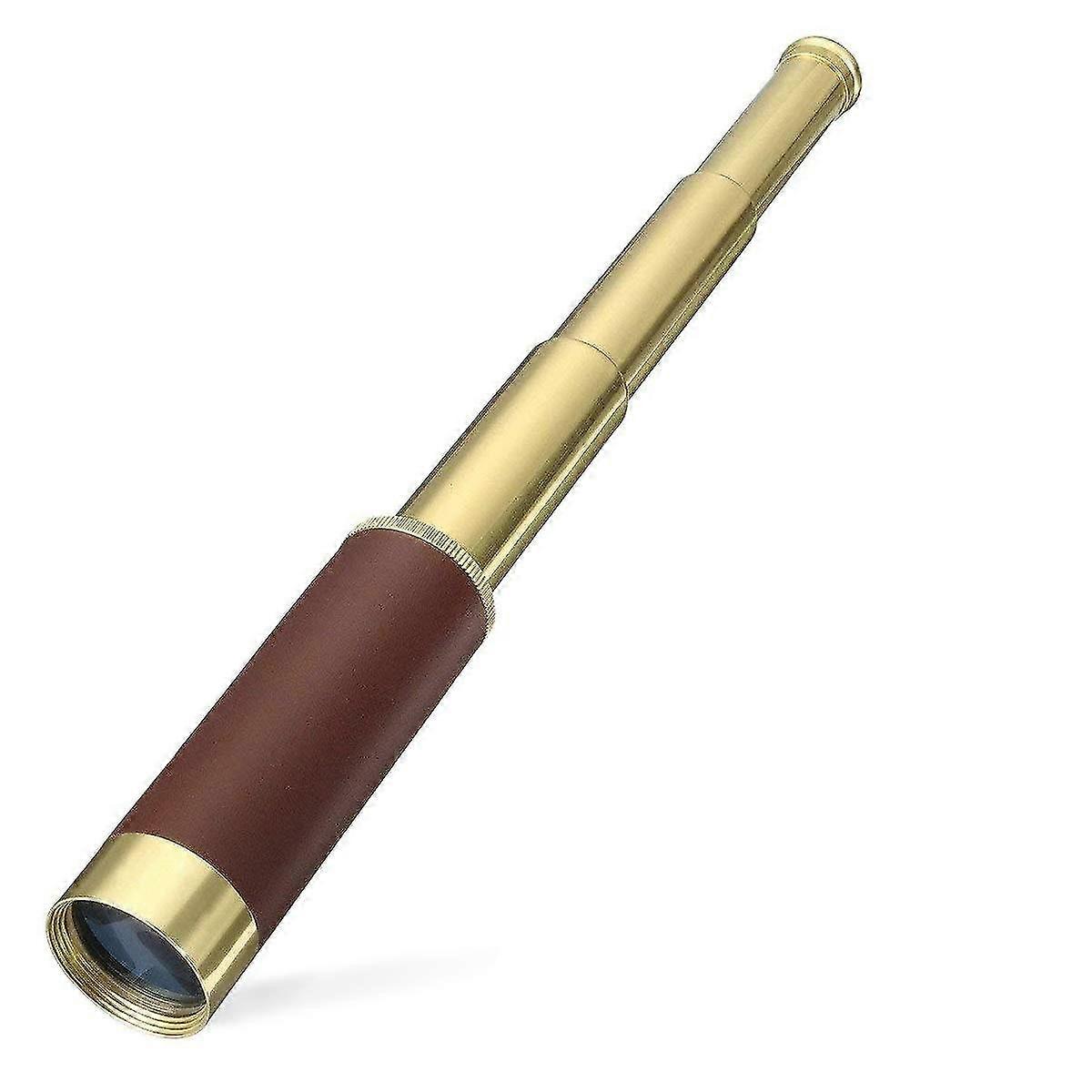 Rétro Pirate télescope zoomable 25 x 30 longue-vue pliable portable monoculaire Vintage pour la navigation de plaisance de camping