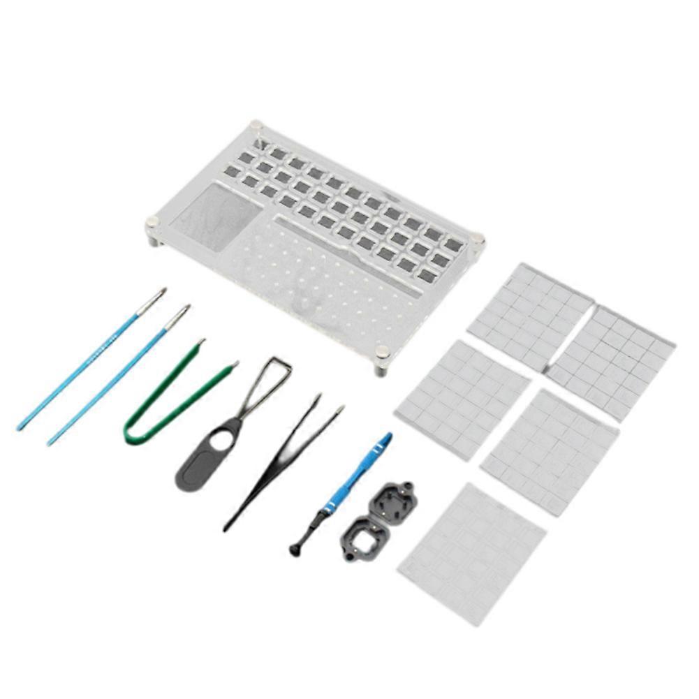 Switch Tester Opener Key Caps Tool Acrylic Lube Station Removal Platform Keycaps Puller Mechanical Keyboards DIY Kit B
