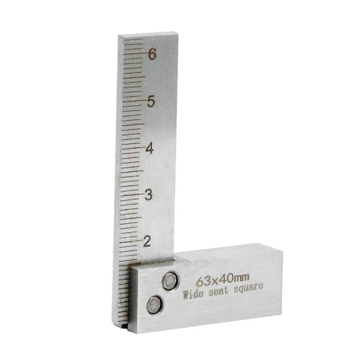 Machinist Square Tool 90-Degree Right Carpenter Measuring Tool Right Angle Ruler L-Type Square Rule