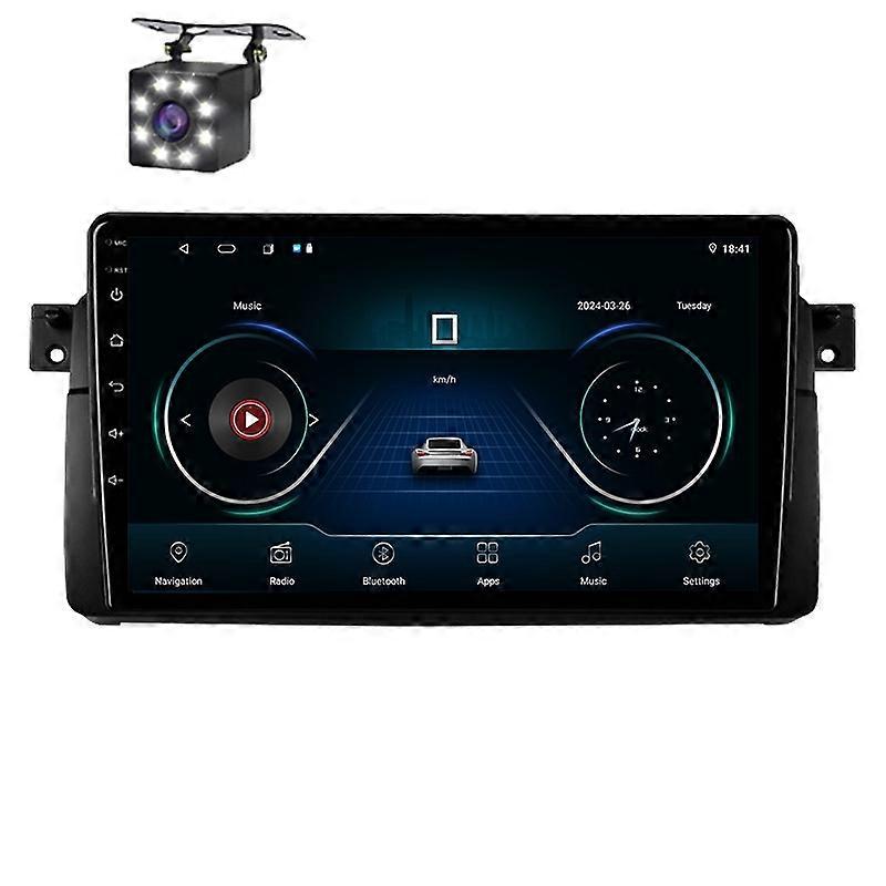 Android 14 Radio For BMW 3-Series 3 Series E46 1998-2006 Auto Multimedia Player Stereo