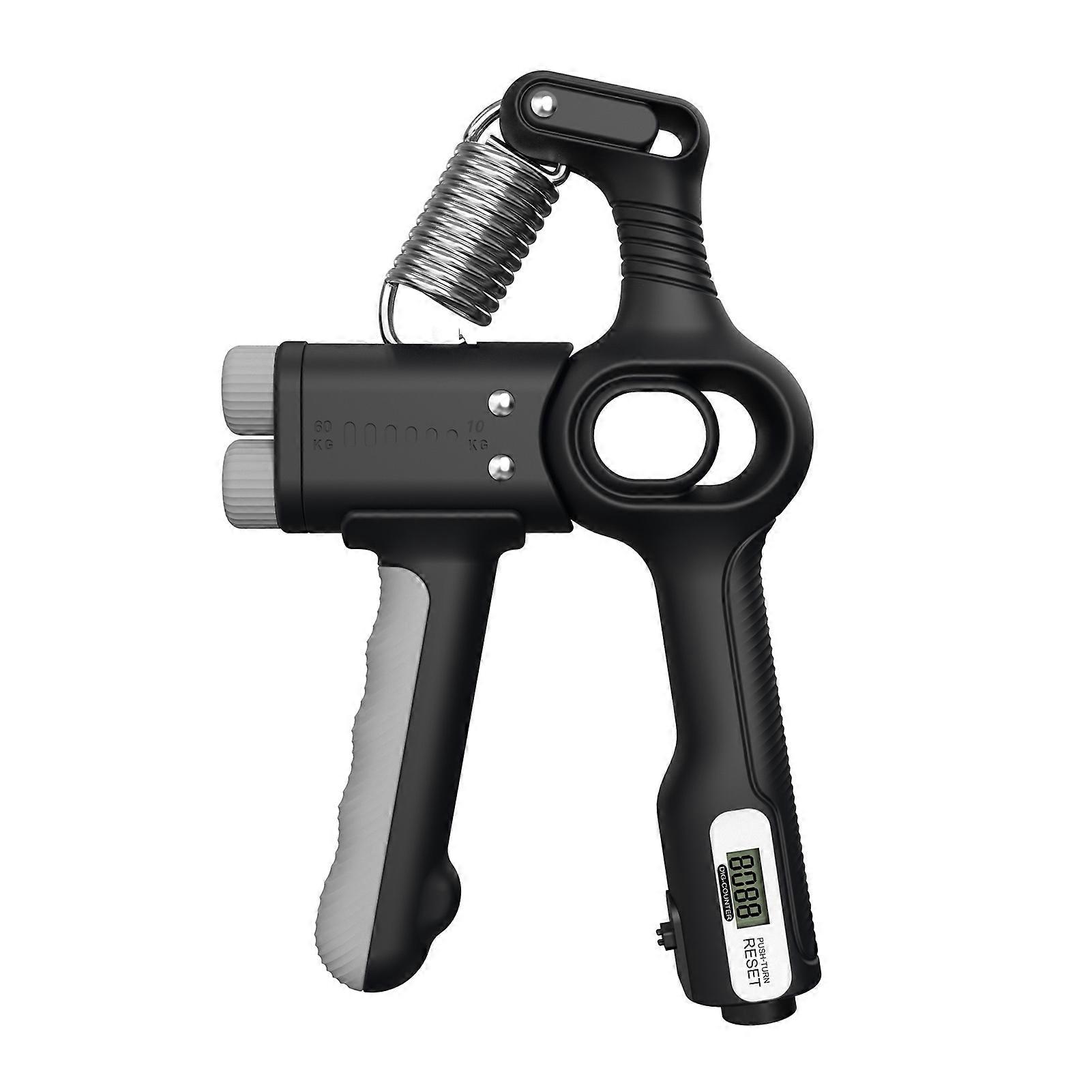 Grip Strength Trainer with Non-slip Handle Resistance Adjustable Muscle Building Wrist Strengthener Counting Hand Grip