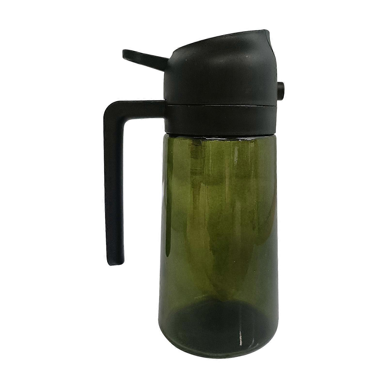 Oil Sprayer for Cooking 470ml Glass Olive Oil Dispenser And Sprayer Efficient Oil Control Multi-Function Kitchen Tool for Air Fryer BBQ Salad