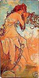 Sommer Alphonse Mucha-12x18