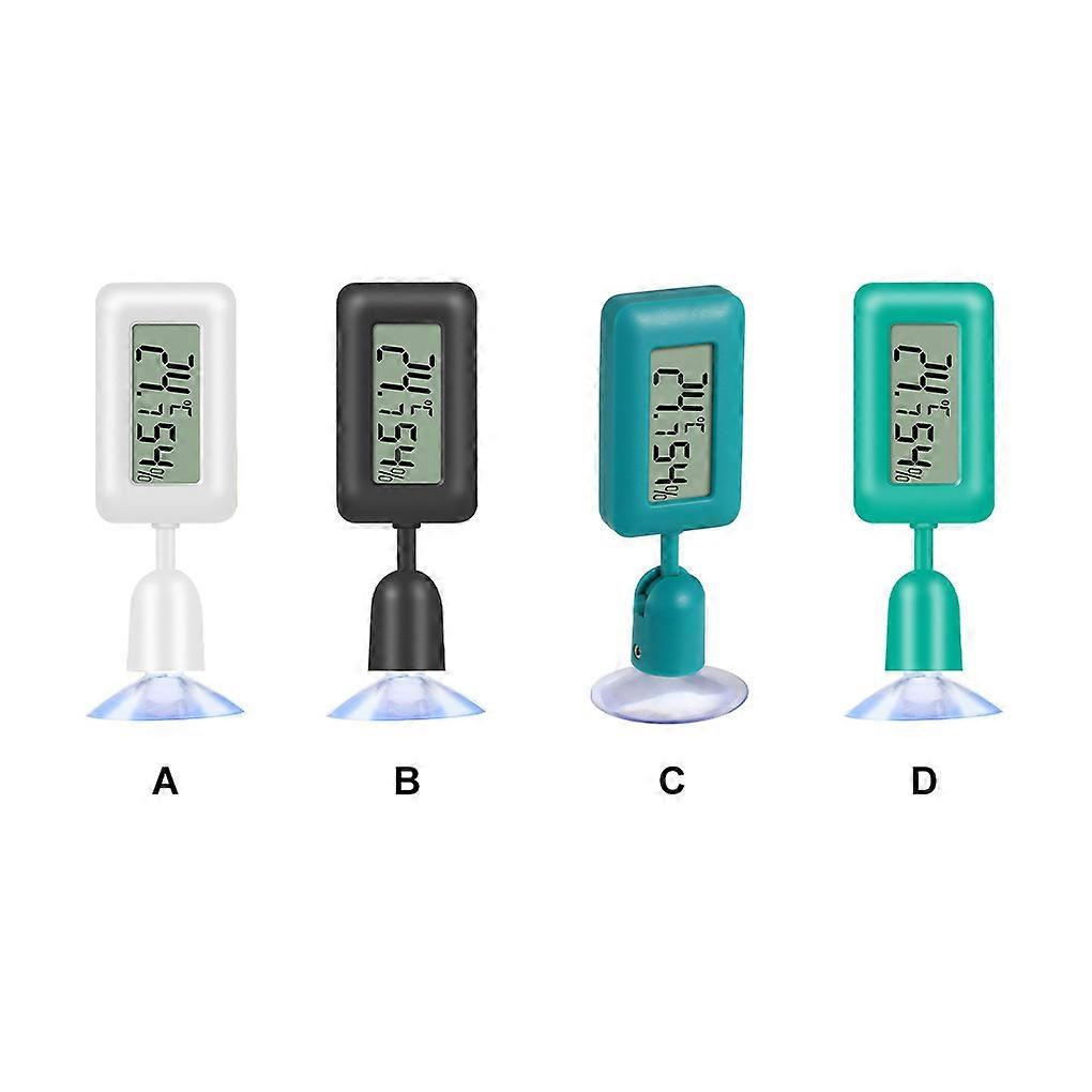 Luminous Digital Thermometer Hygrometer with Large Digital Screen Display for Pet House Plant House Using