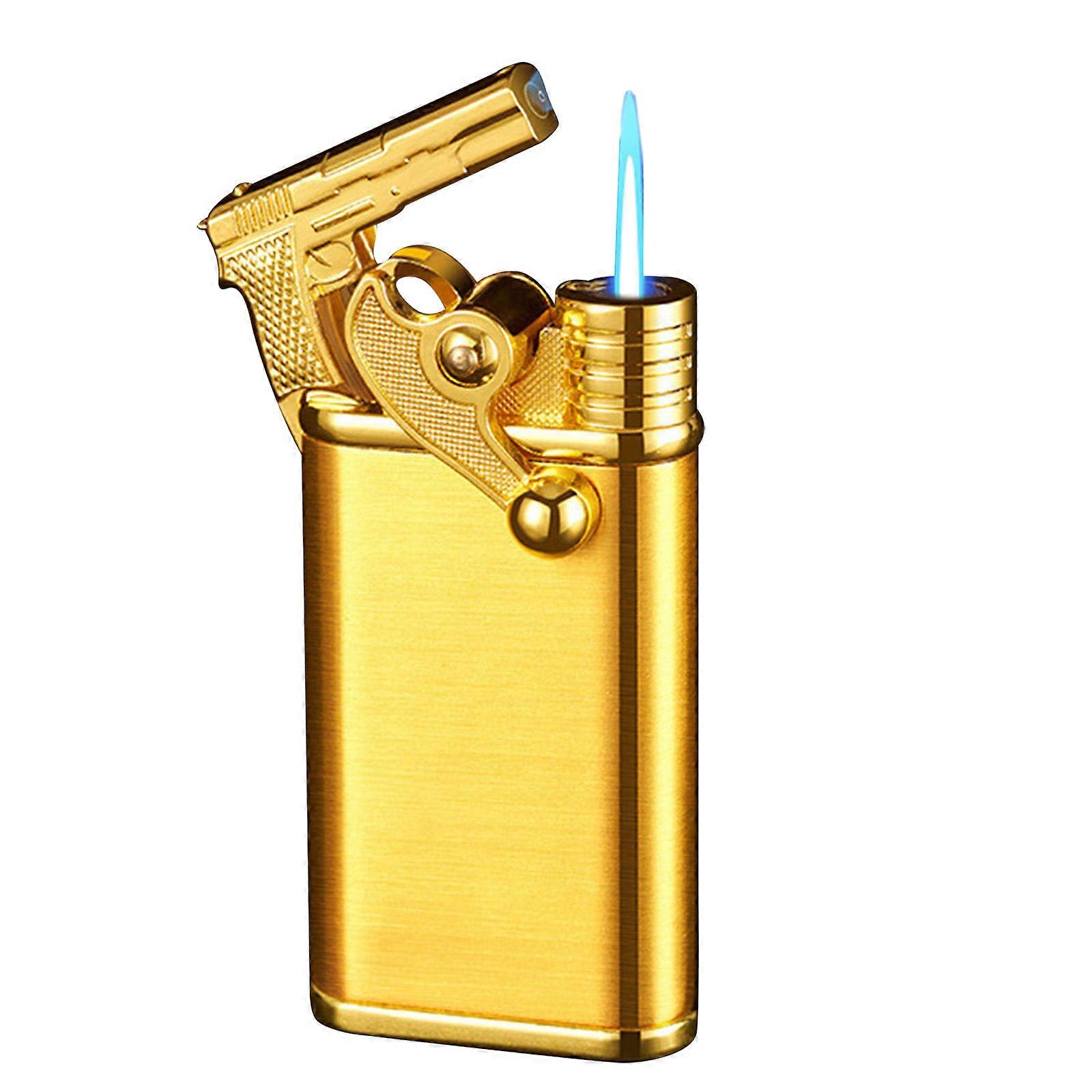 Double Flame Lighter Direct Charging Open Flame Conversion Lighter