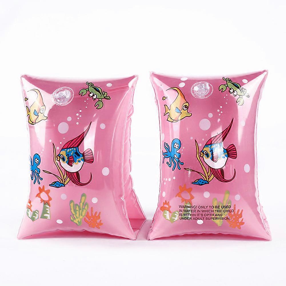 Children Inflatable Arm Rings Clear Floating Swimming Arm Sleeves Water Toys
