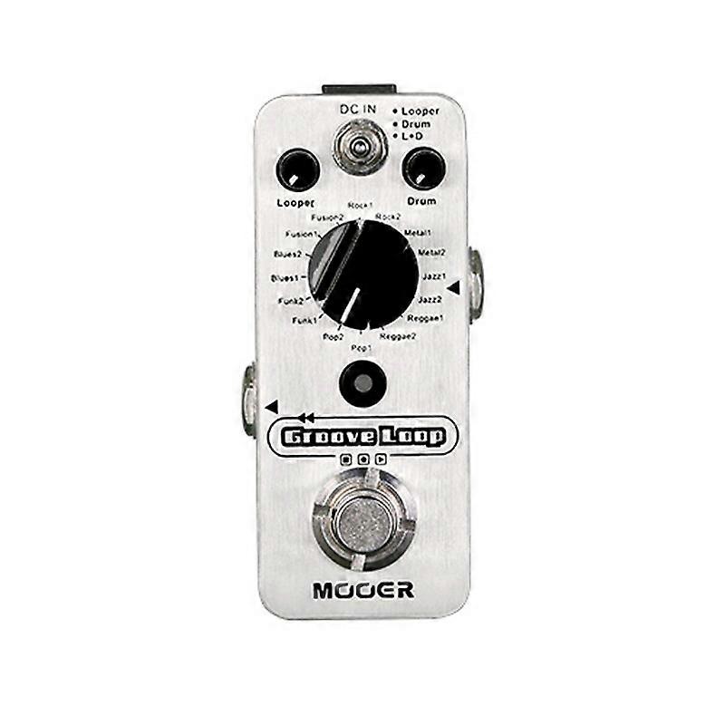 Mooer 20 min Groove Loop Pedal Looper Umschalter für E-Gitarre Pedale Musik Pedalboard Gitarre Parts Phrase Loop Drum Machine