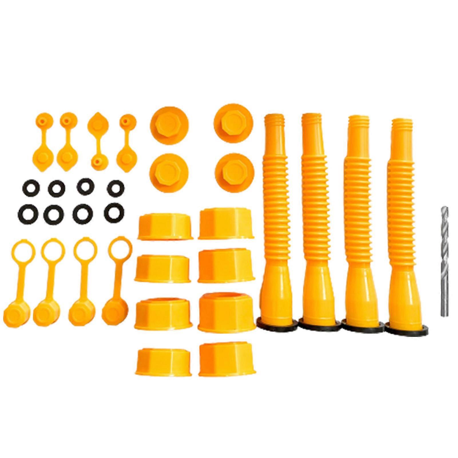 Gas Can Spout Replacement Set Thickened Prevent Liquid Leakage Tool Fit for Most Types of Gas Cans