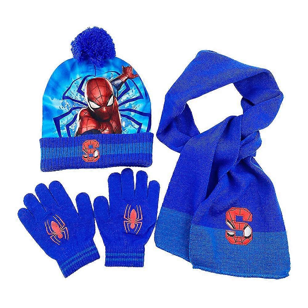 Dzieci Chłopcy 3 sztuk / zestaw Warm Hat F Gs Set Ld Beanie Hat