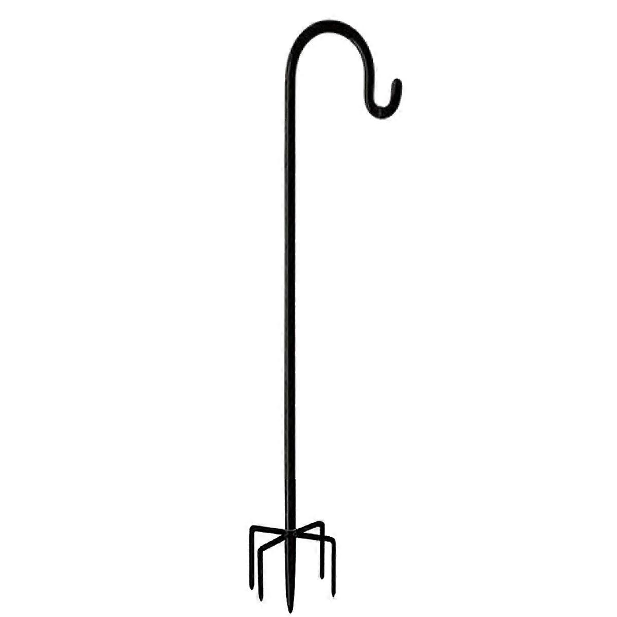 48inch Outdoor Shepherd'S Hook, Heavy Duty Bird Feeder Post for Hanging Lanterns, Bird Feeders with