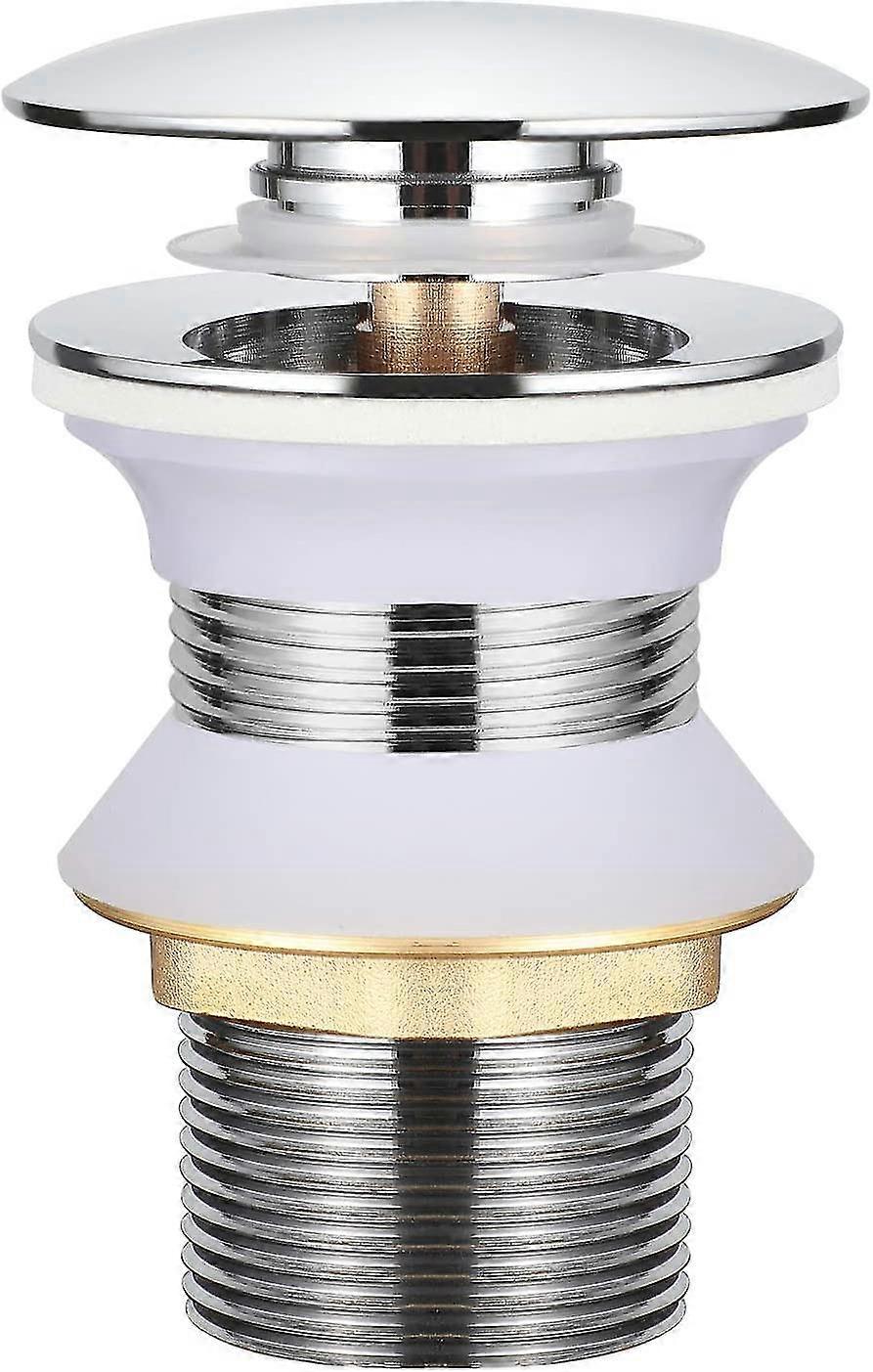 Pop Up Basin Drain Automatic Drain Brass Drain System Ejectable Drain Plug Universal Drain Plug
