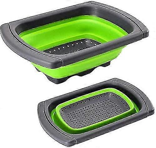 3.8 Liter Folding Colander With Retractable Handle