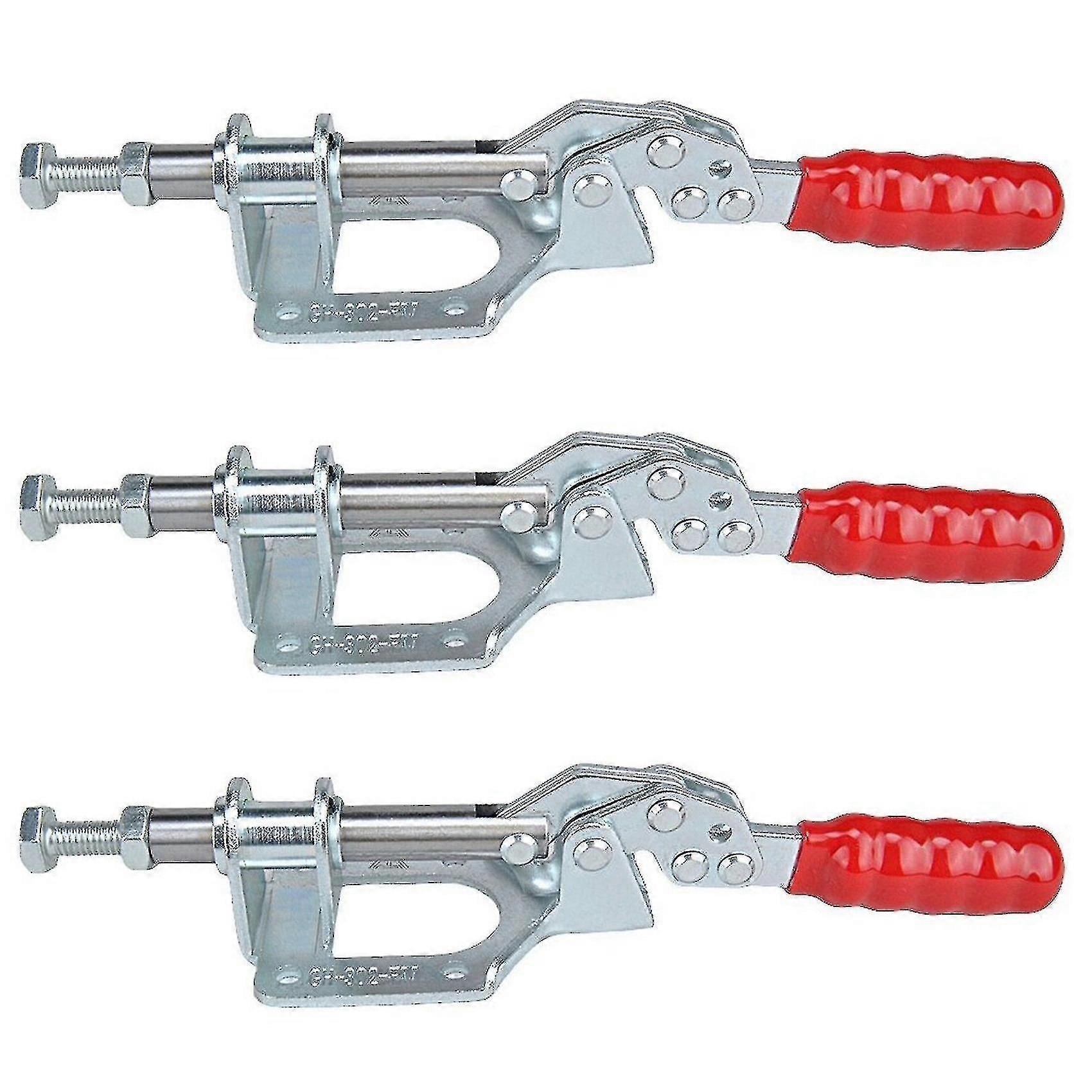 3x Hand Tool 302fm Toggle Clamp Quick Push Pull Type Holding Capacity Hy