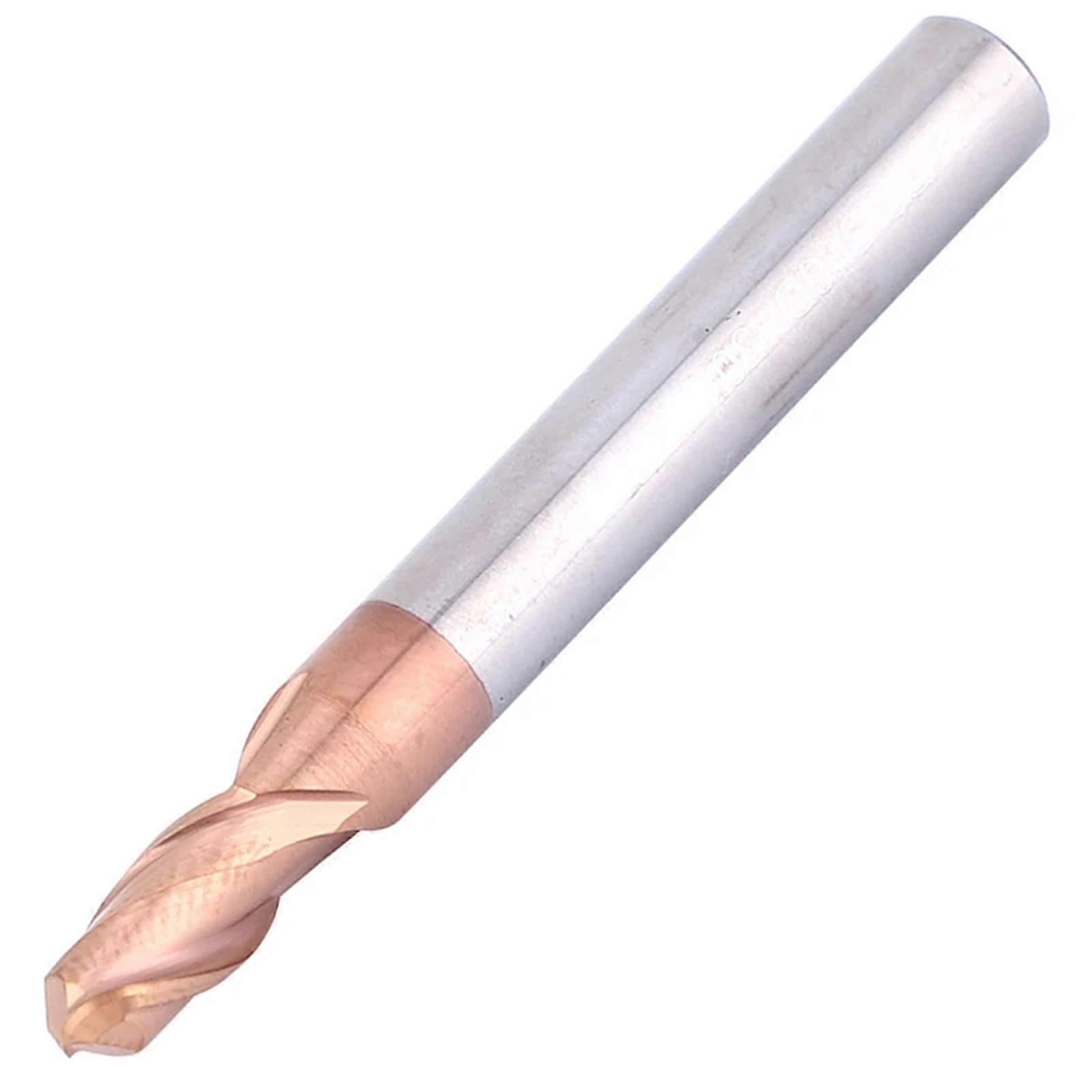 2 Flutes Tungsten Carbide End Mill Cutter High Hardness Tungsten Steel HRC55 CNC-Router Bit Replacement