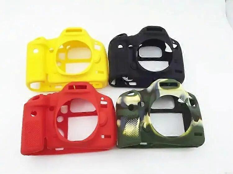 נחמד רך סיליקון גומי מצלמה כיסוי גוף מגן כיסוי גוף רצועת קלע מצלמה עור עבור תיק מצלמה 6D Canon