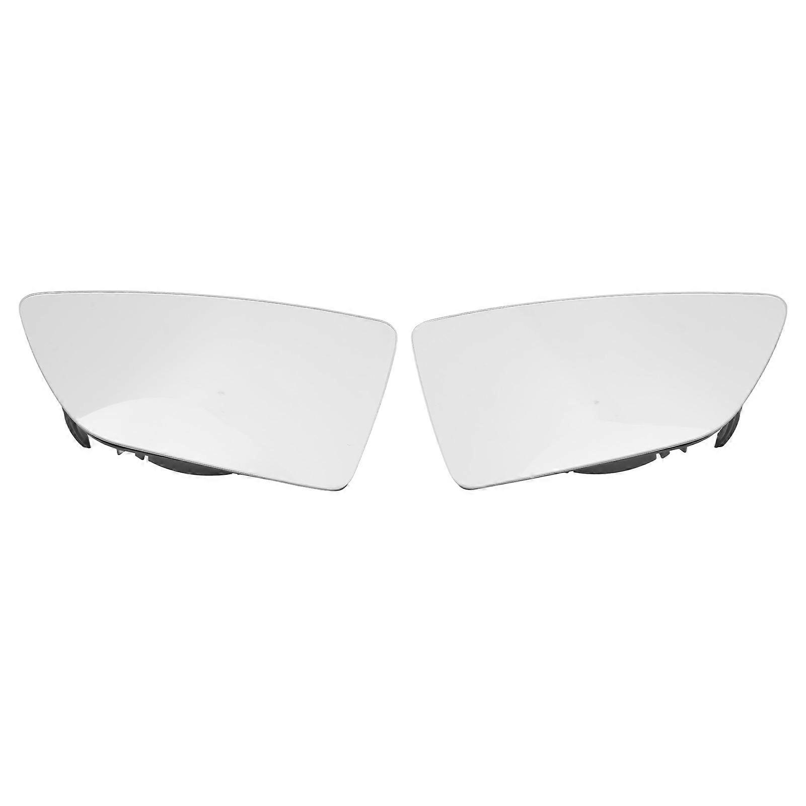 Pair of Side Heated Mirror Glass Left Right 5F0857521 Replacement for Seat Leon Mk3 Prefacelift 2013 to 2016