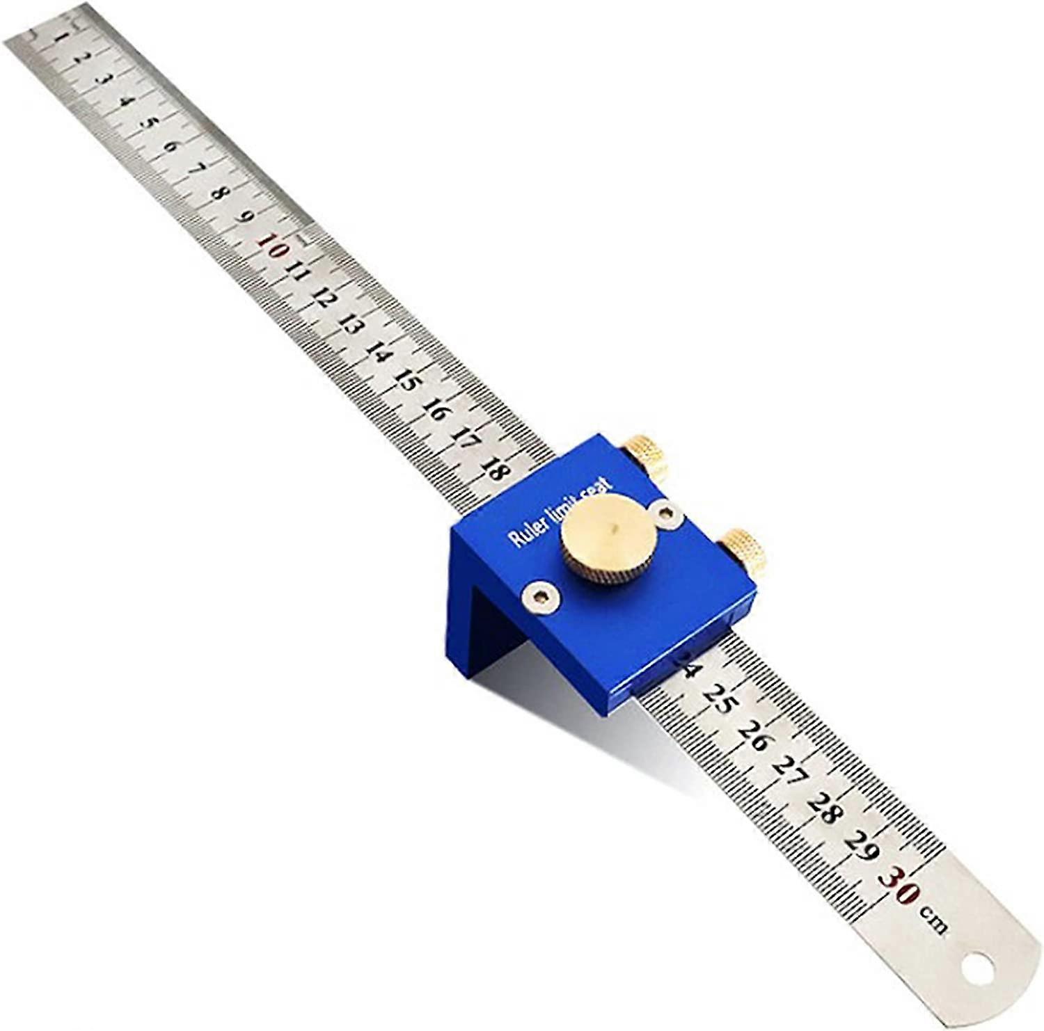 30cm Scribing Ruler Adjustable 90 Degrees Ruler