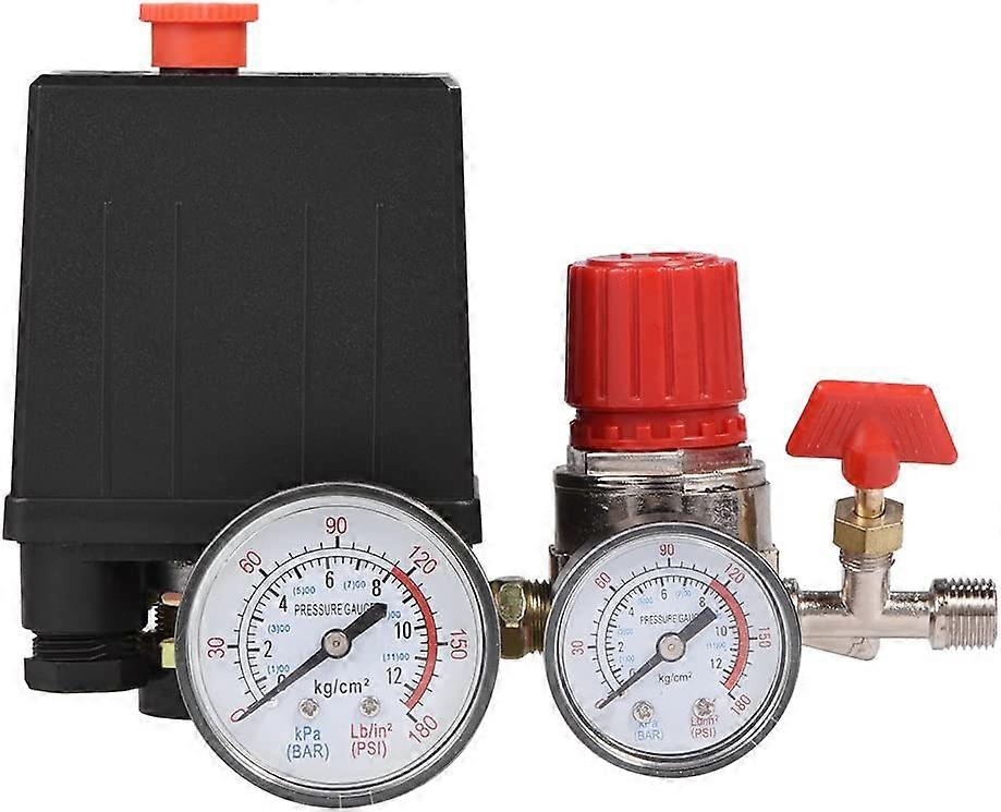 Air Compressor Valve Small Air Compressor Pressure Switch Control Valve Regulator with Gauges
