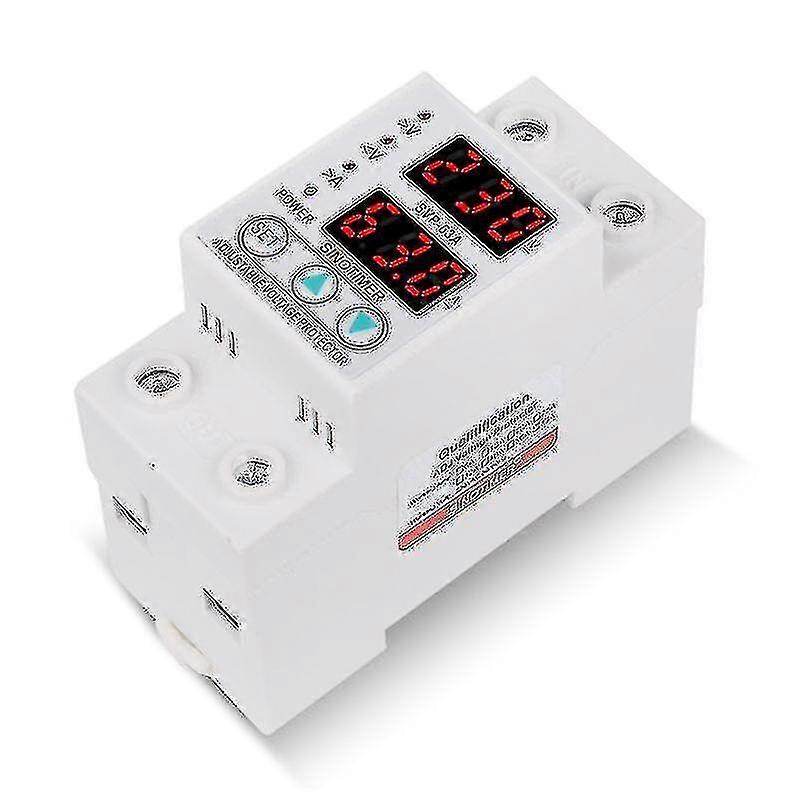 63a 230v Over Under Voltage Protective Device Protector Current Limit Voltmeter--