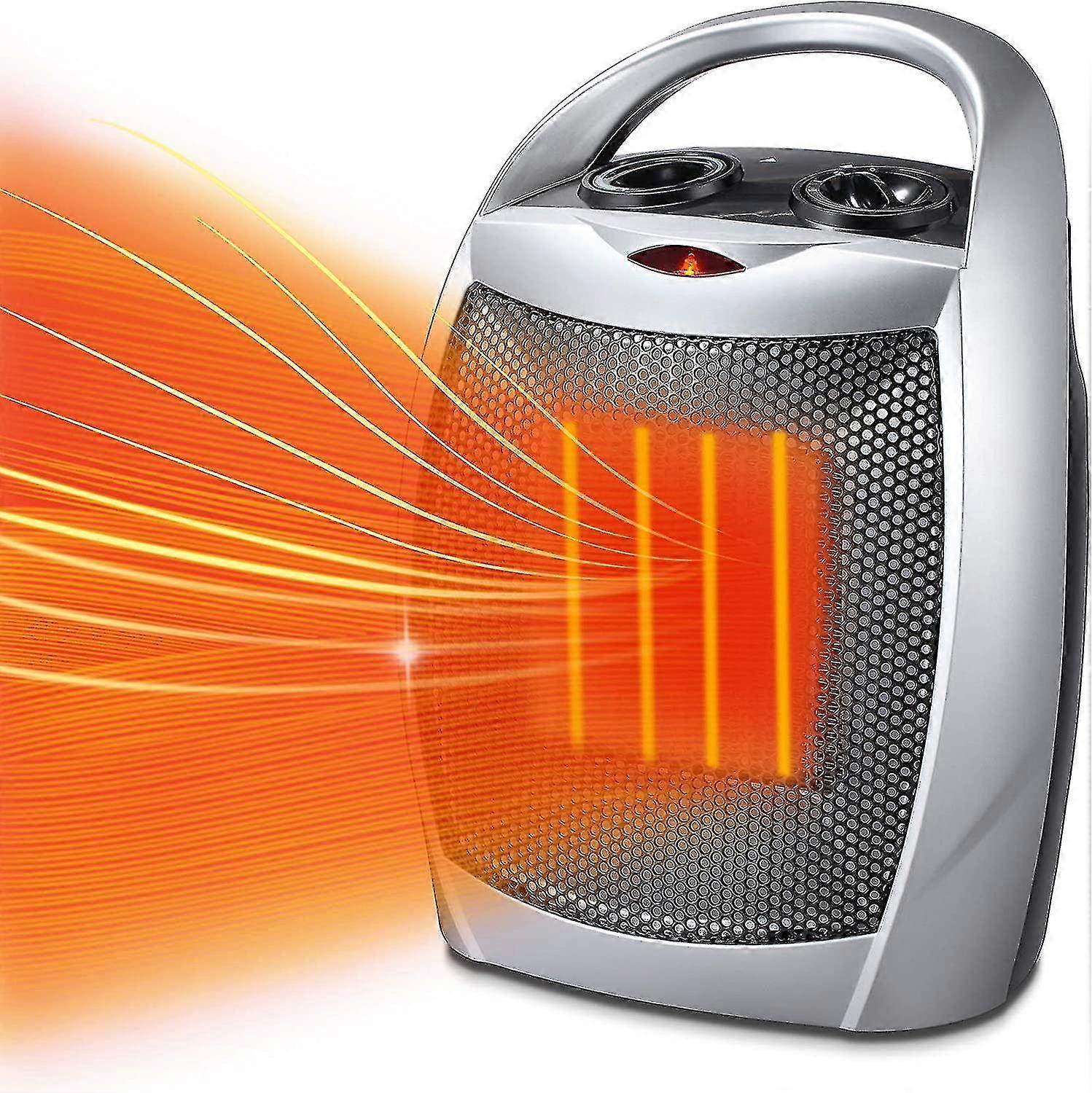 Konka Small Electric Space Heater Ceramic Space Heater,portable Heater Fan For Office With Adjustable Thermostat And Overheat Protection Etl Listed Fo