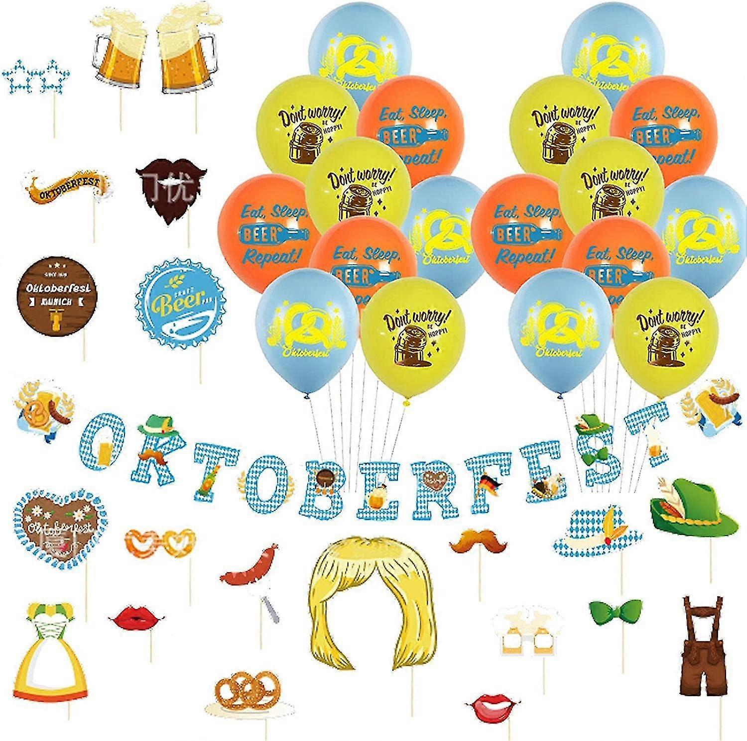 Decorations For Oktoberfest | Octoberfest Party Supplies For Oktoberfest Decor,oktoberfest German Party Decorations, German Oktoberfest Party Whirl St
